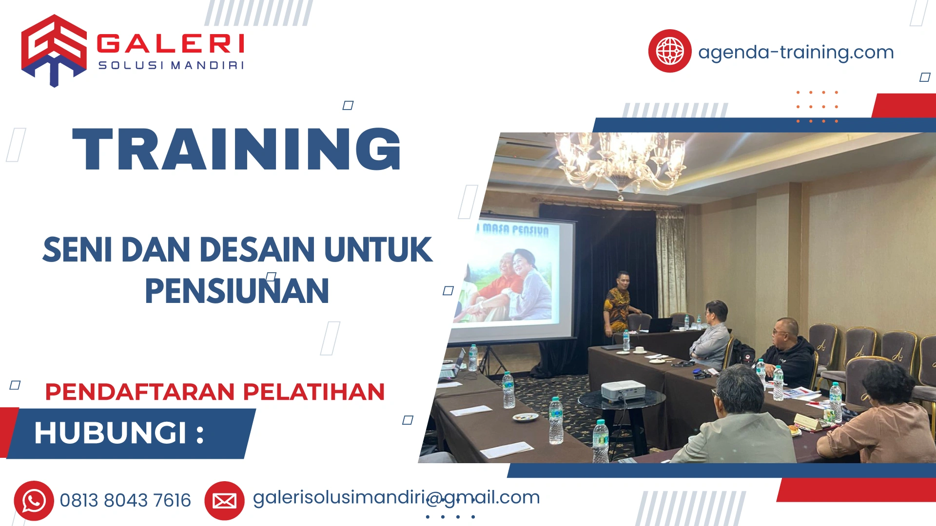 TRAINING SENI DAN DESAIN UNTUK PENSIUNAN