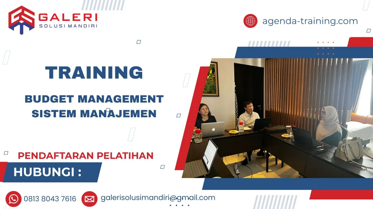 TRAINING BUDGET MANAGEMENT SISTEM MANAJEMEN