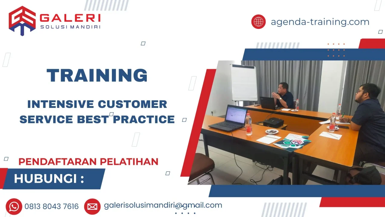TRAINING INTENSIVE CUSTOMER SERVICE BEST PRACTICE