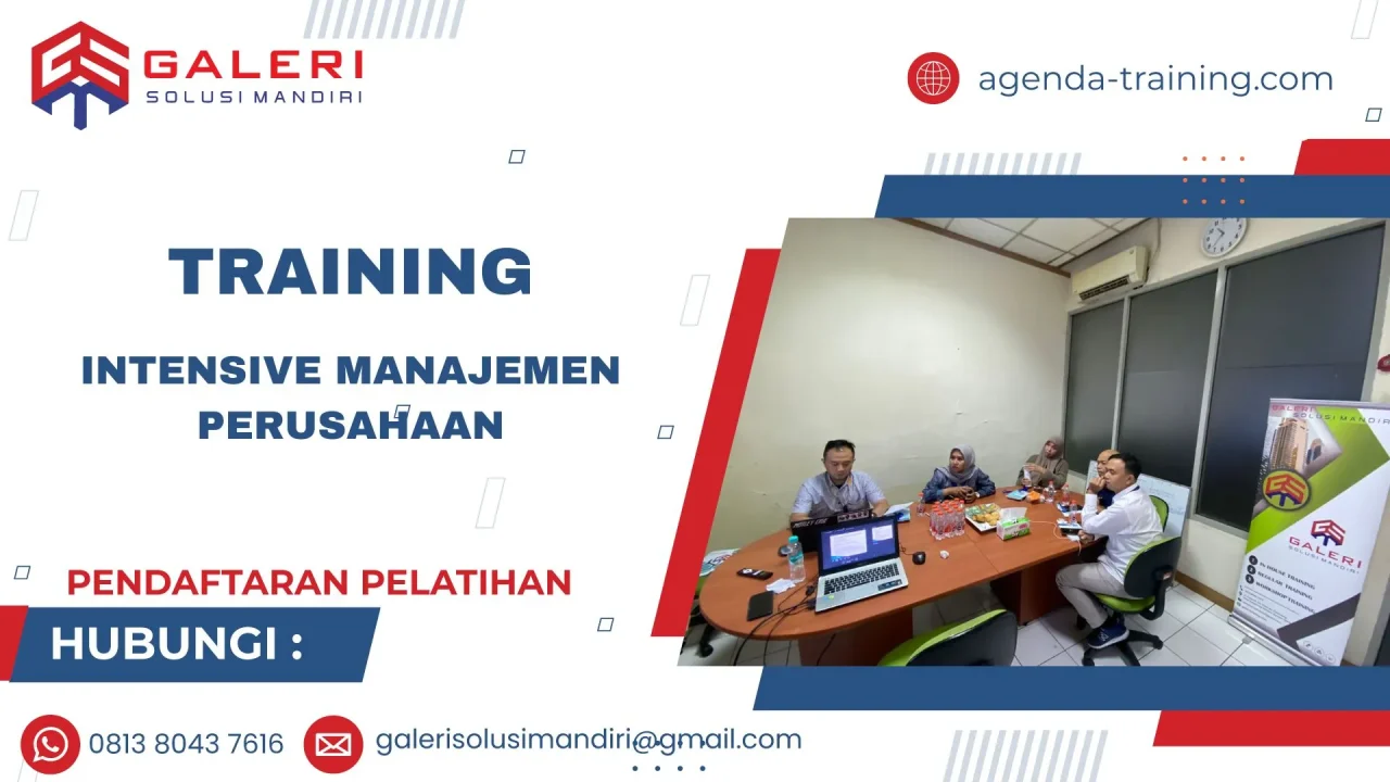 TRAINING INTENSIVE MANAJEMEN PERUSAHAAN