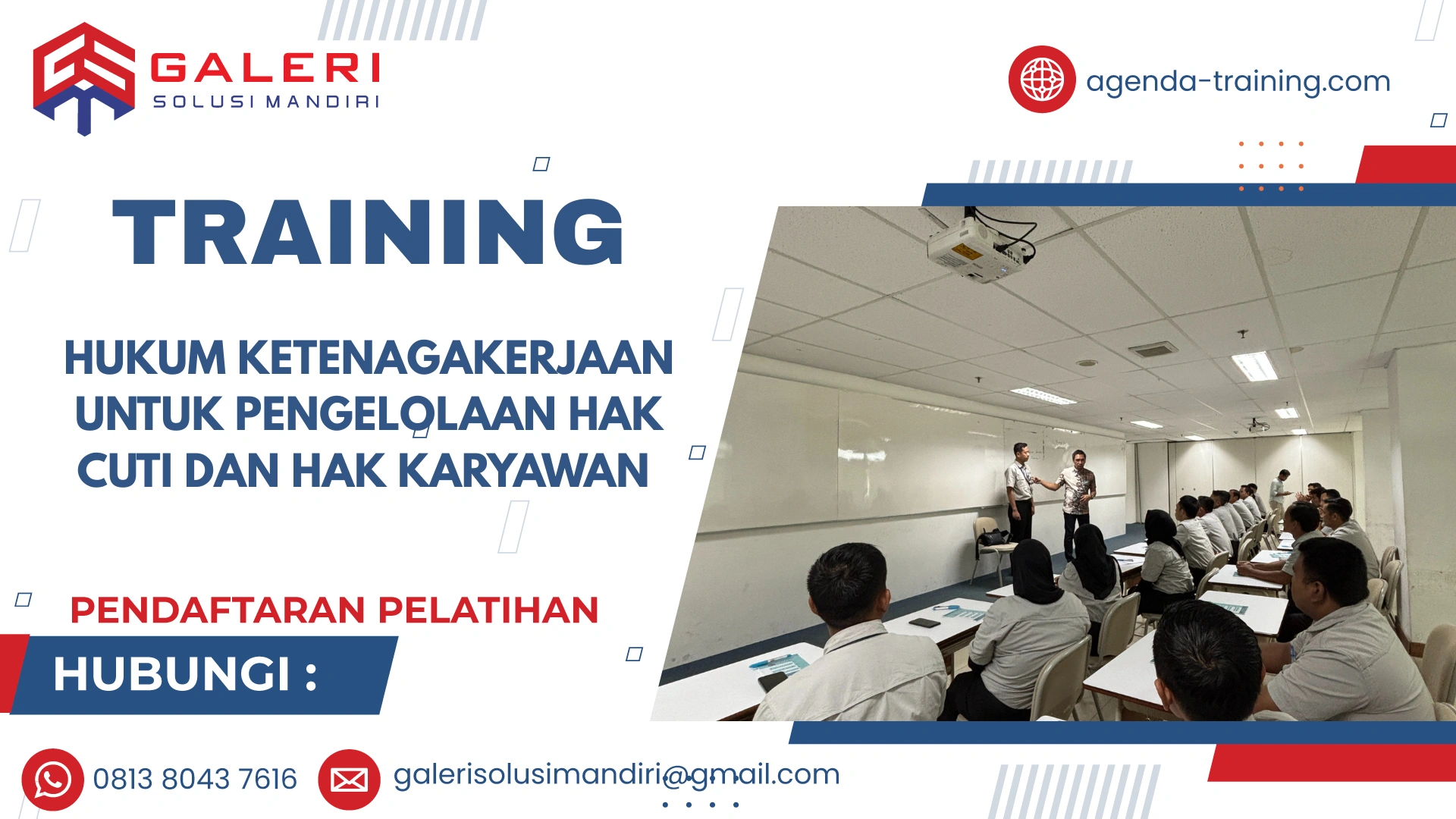 TRAINING HUKUM KETENAGAKERJAAN UNTUK PENGELOLAAN HAK CUTI DAN HAK KARYAWAN