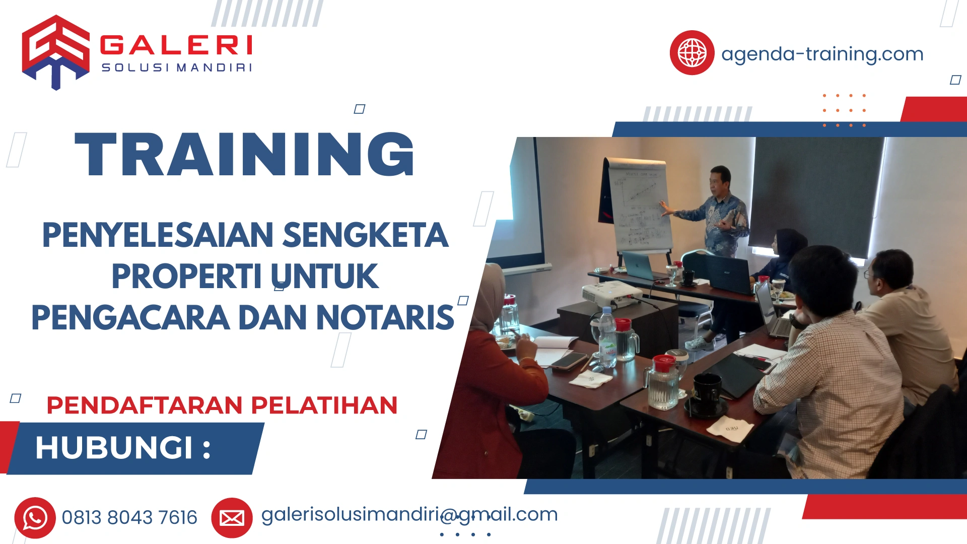 TRAINING PENYELESAIAN SENGKETA PROPERTI UNTUK PENGACARA DAN NOTARIS