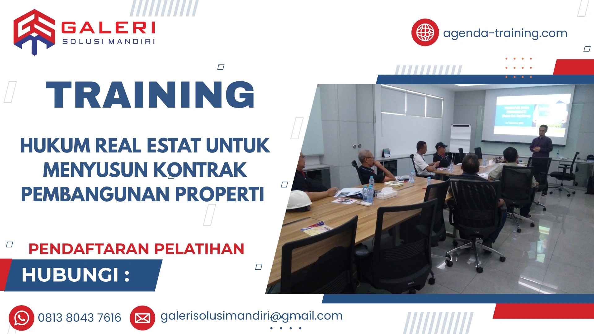 TRAINING HUKUM REAL ESTAT UNTUK MENYUSUN KONTRAK PEMBANGUNAN PROPERTI