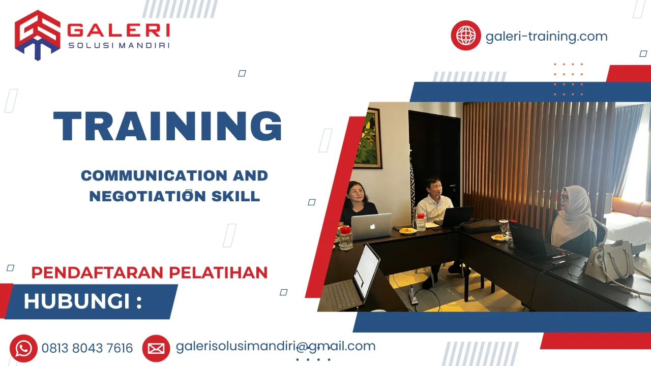 TRAINING COMMUNICATION AND NEGOTIATION SKILL