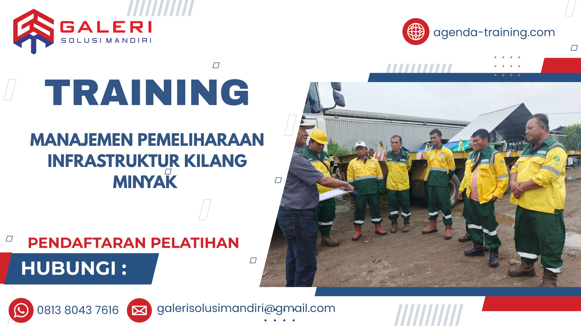TRAINING MANAJEMEN PEMELIHARAAN INFRASTRUKTUR KILANG MINYAK