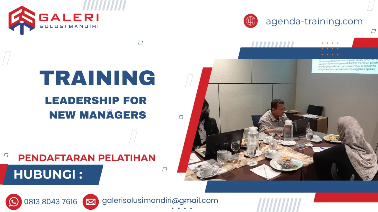 TRAINING LEADERSHIP FOR NEW MANAGERS