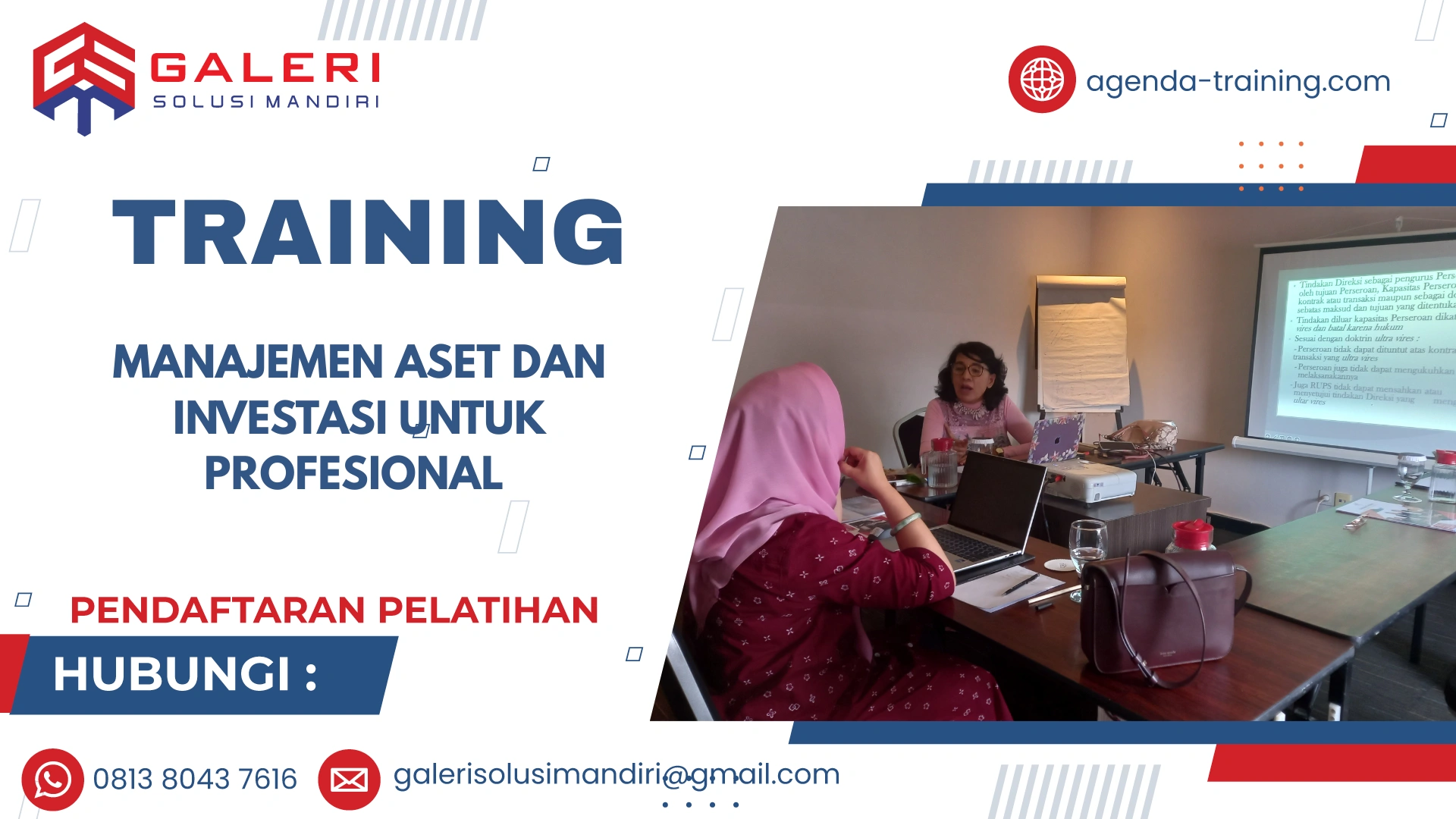 TRAINING MANAJEMEN ASET DAN INVESTASI UNTUK PROFESIONAL