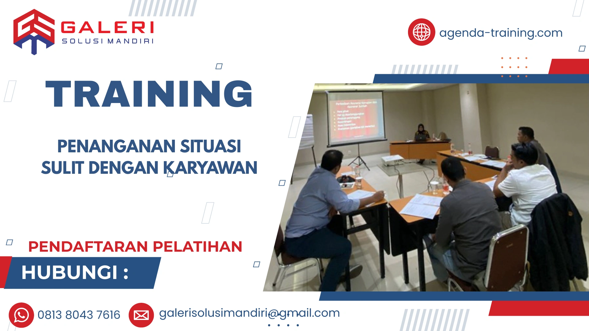 TRAINING PENANGANAN SITUASI SULIT DENGAN KARYAWAN
