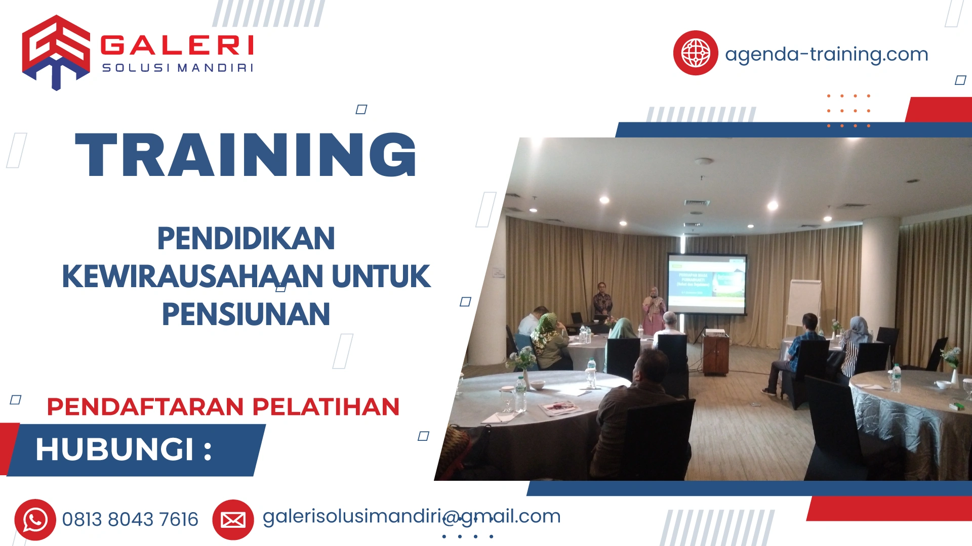 TRAINING PENDIDIKAN KEWIRAUSAHAAN UNTUK PENSIUNAN