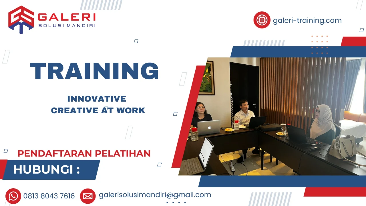 TRAINING INNOVATIVE CREATIVE AT WORK