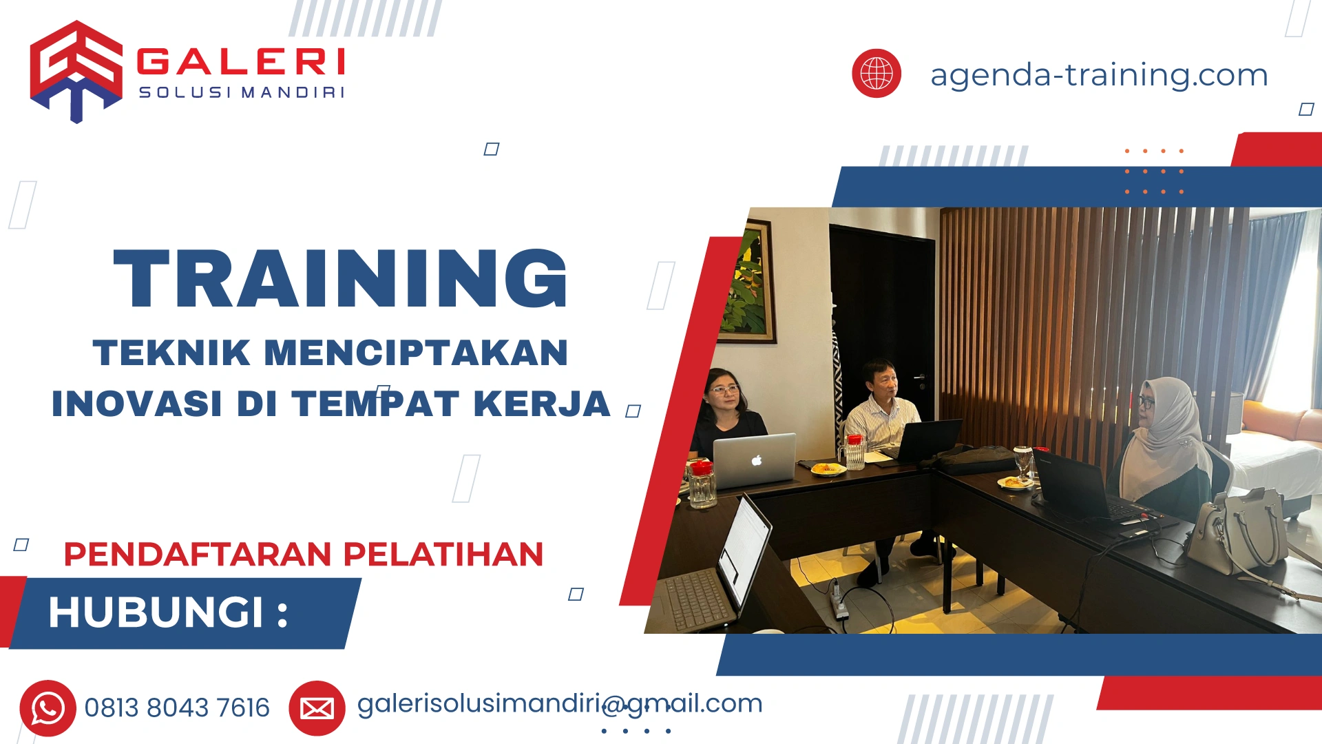 TRAINING TEKNIK MENCIPTAKAN INOVASI DI TEMPAT KERJA