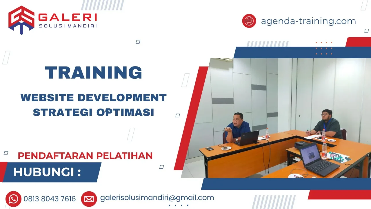 TRAINING WEBSITE DEVELOPMENT STRATEGI OPTIMASI