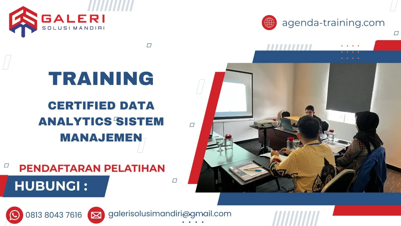TRAINING CERTIFIED DATA ANALYTICS SISTEM MANAJEMEN