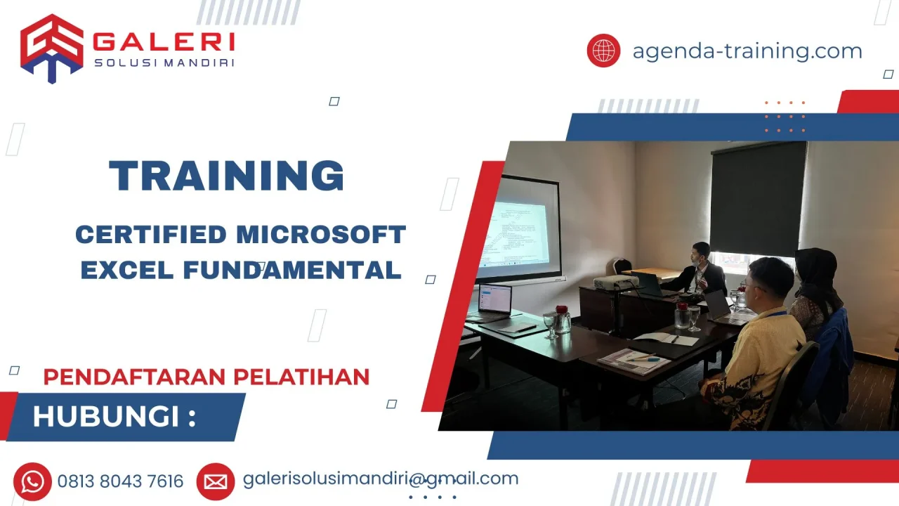 TRAINING CERTIFIED MICROSOFT EXCEL FUNDAMENTAL