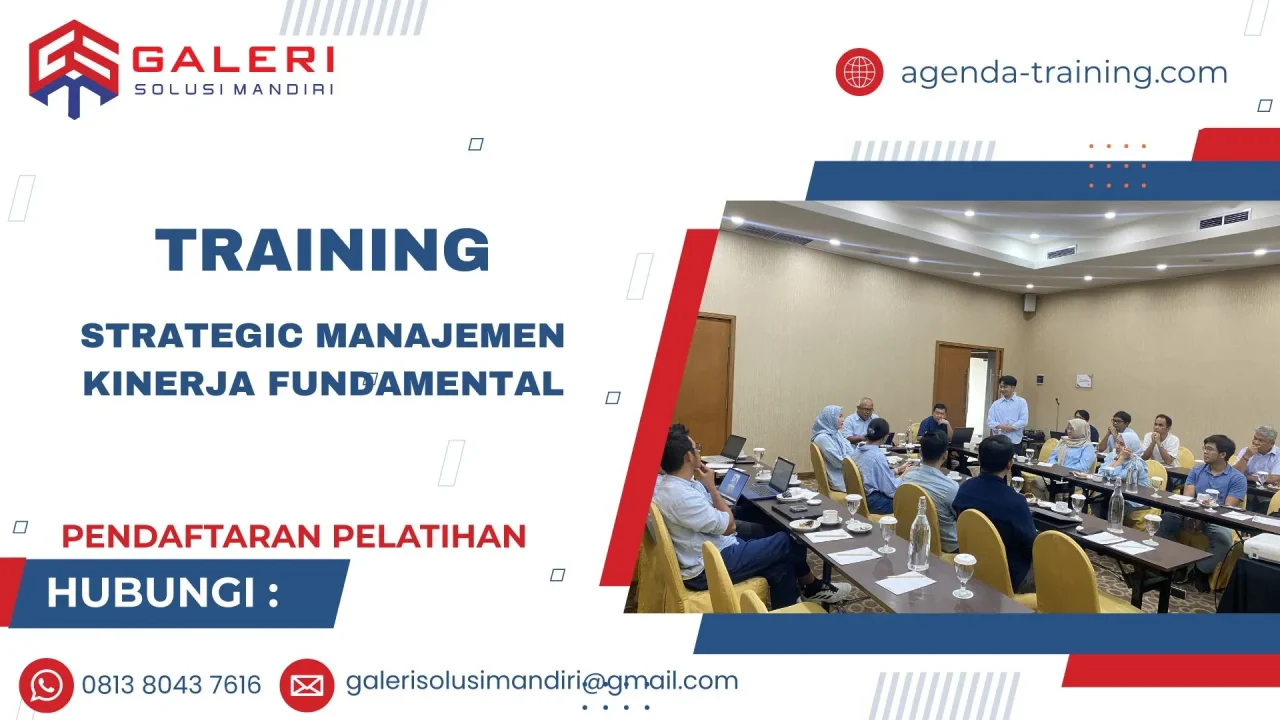 TRAINING STRATEGIC MANAJEMEN KINERJA FUNDAMENTAL