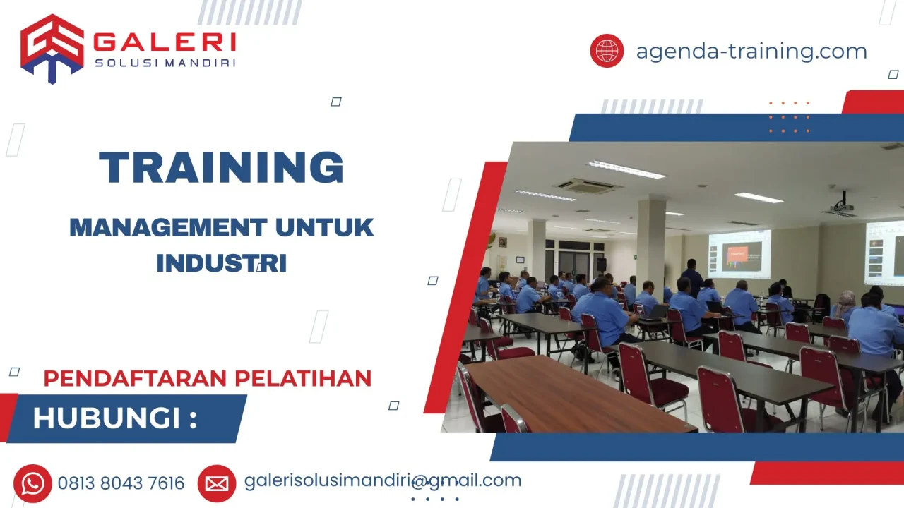 TRAINING MANAGEMENT UNTUK INDUSTRI