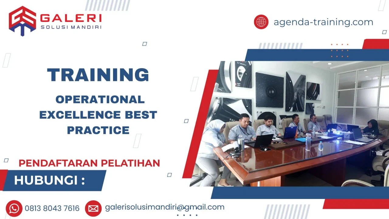 TRAINING OPERATIONAL EXCELLENCE BEST PRACTICE