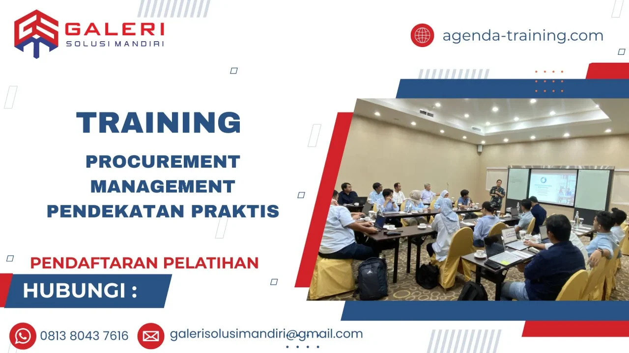 TRAINING PROCUREMENT MANAGEMENT PENDEKATAN PRAKTIS